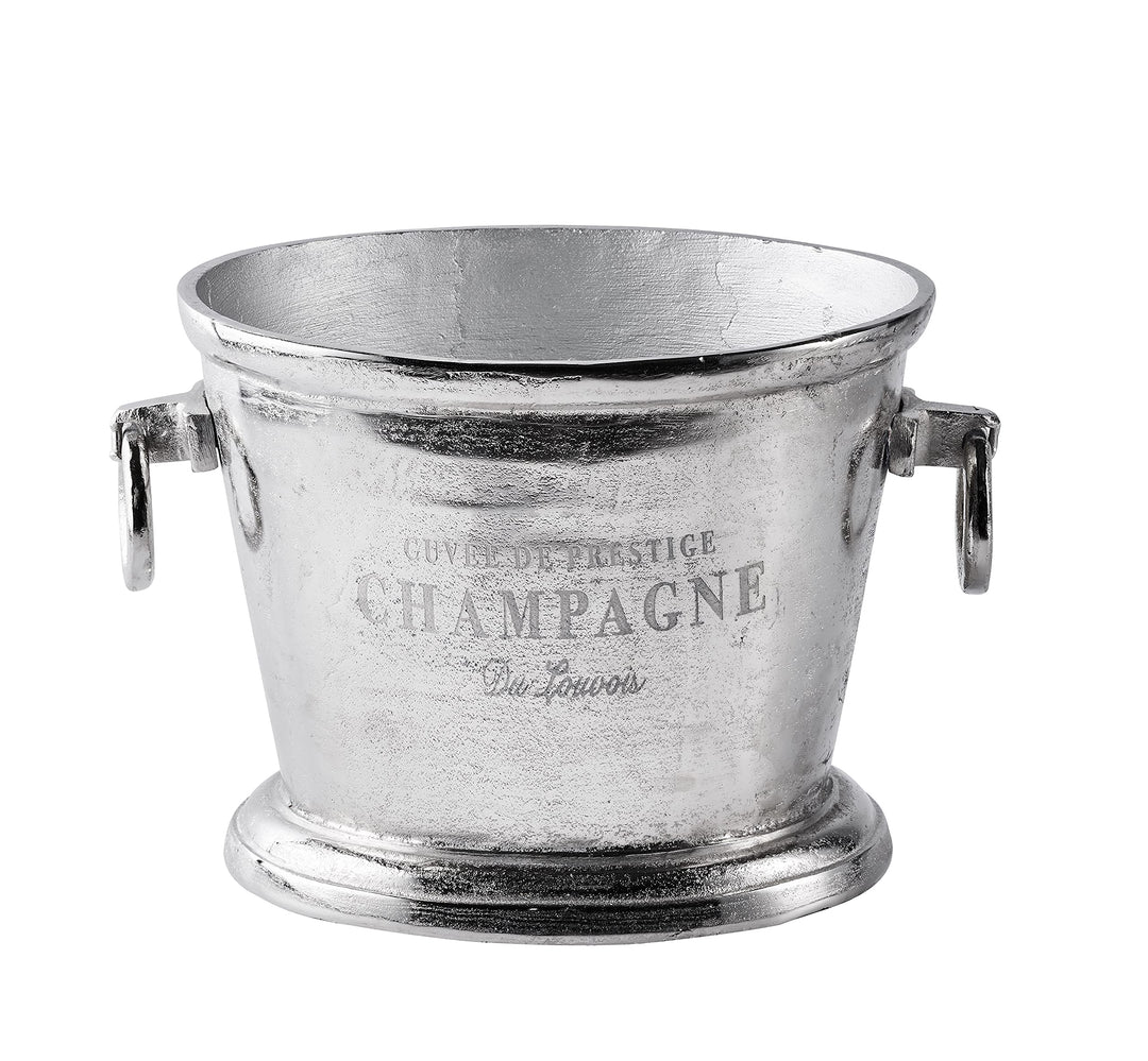 MichaelNoll Champagnerkühler, Weinkühler, Sektkühler, Getränkekühler, Flaschenkühler aus Metall, Alu