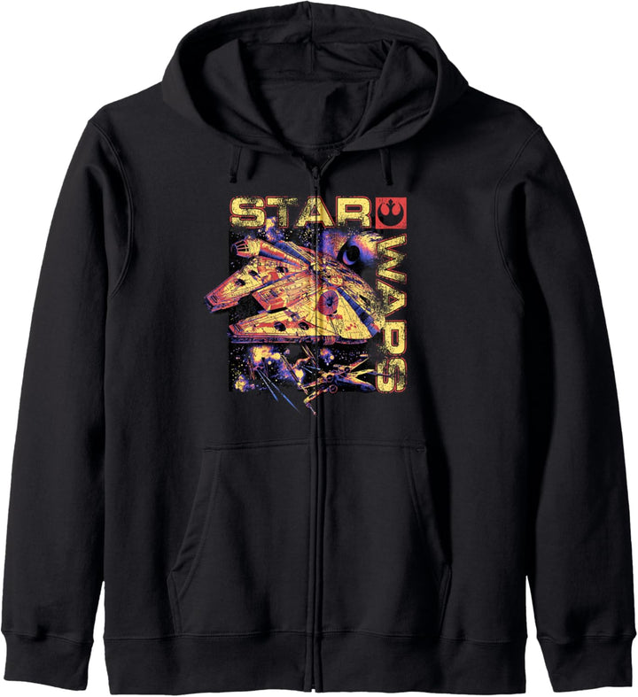 Star Wars Falcon Color Ship Kapuzenjacke