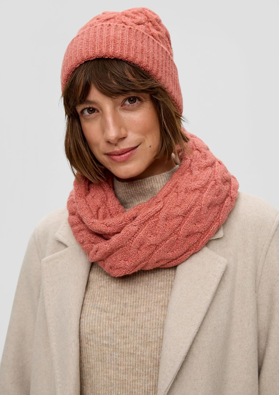 s.Oliver Damen Mütze Einheitsgrösse Orange, Einheitsgrösse Orange
