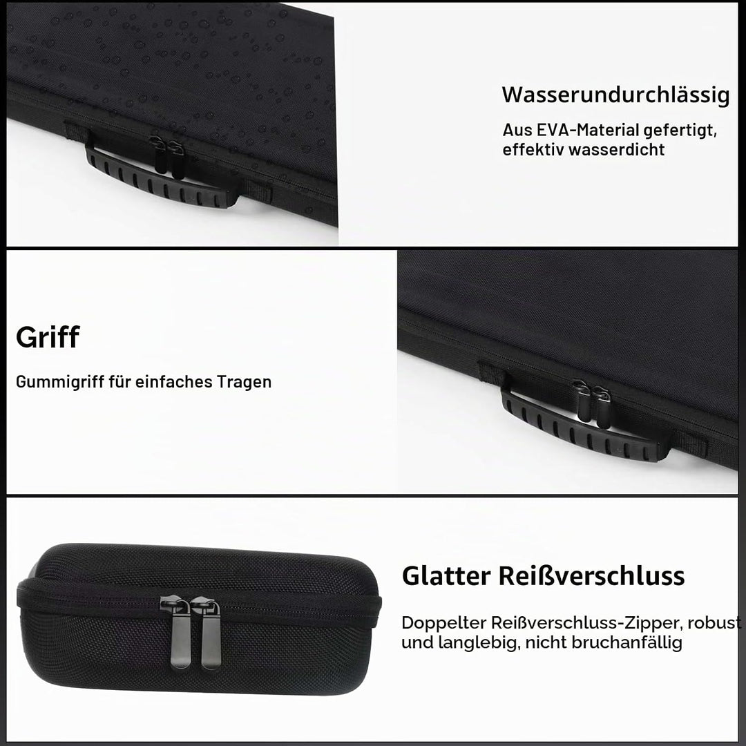 Hartschalen-Reisetasche für Dyson Airstraight HT01 Haarglätter und Netzteil wasserdichte, stossfeste