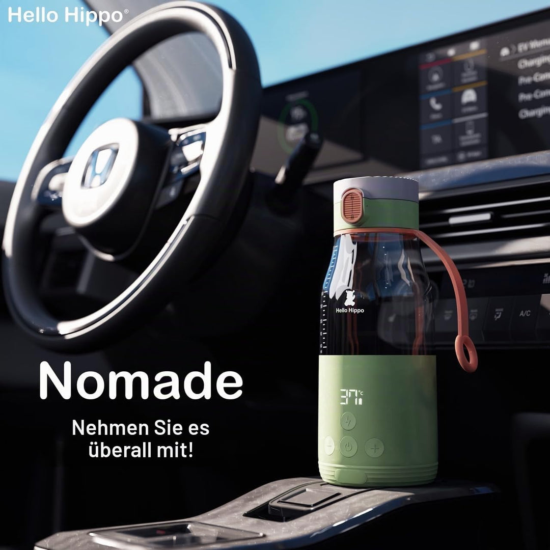 Flaschenwärmer Nomade 300 ml – kabellos, wiederaufladbarer USB-Akku, Auto – Temperatur verstellbar 3