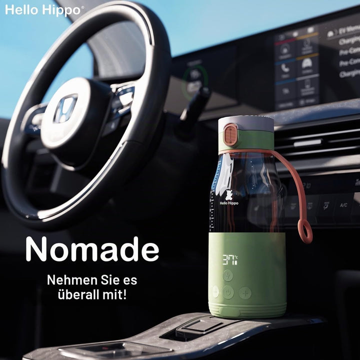 Flaschenwärmer Nomade 300 ml – kabellos, wiederaufladbarer USB-Akku, Auto – Temperatur verstellbar 3