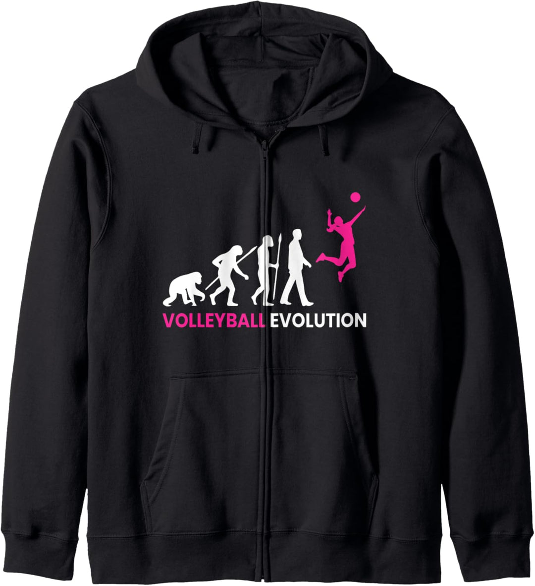 Evolution Volleyball-Spieler Volleyball Team Geschenk Kapuzenjacke