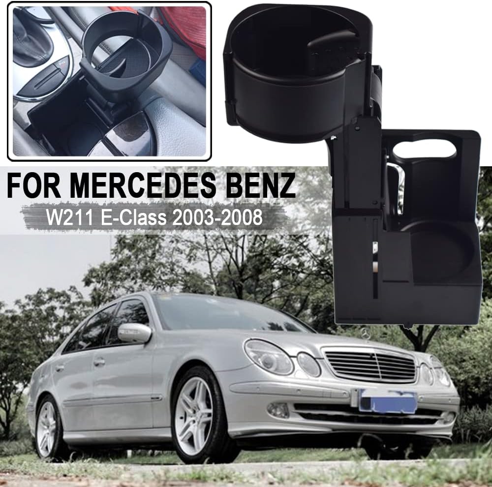 Auto-Getränkehalter für die Mittelkonsole, Getränkehalter für Mercedes Benz E-Klasse W211 S211 CLS C