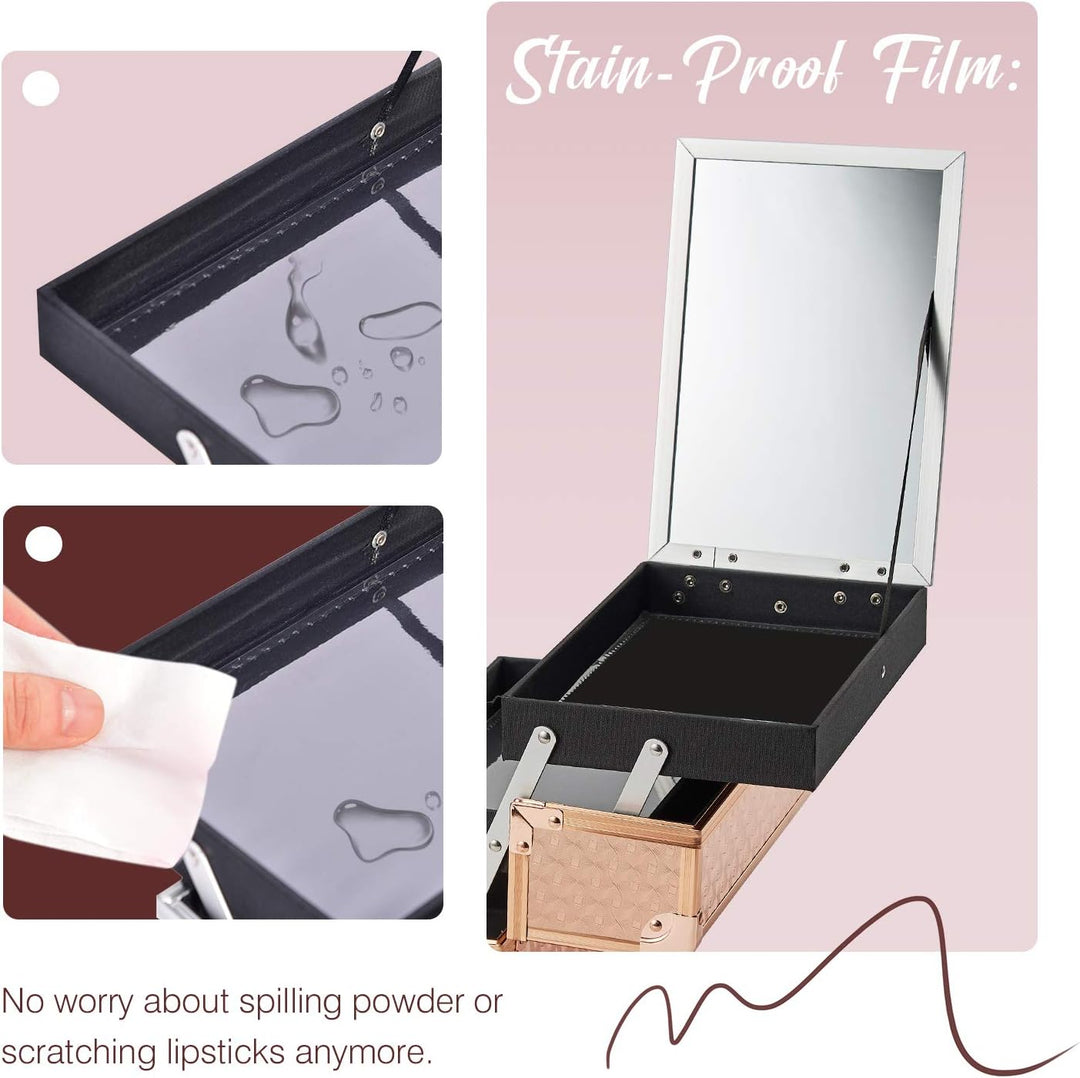 Joligrace Kosmetikkoffer Make up Koffer Schminkkoffer Portable Beauty Case Etagenkoffer Multikoffer