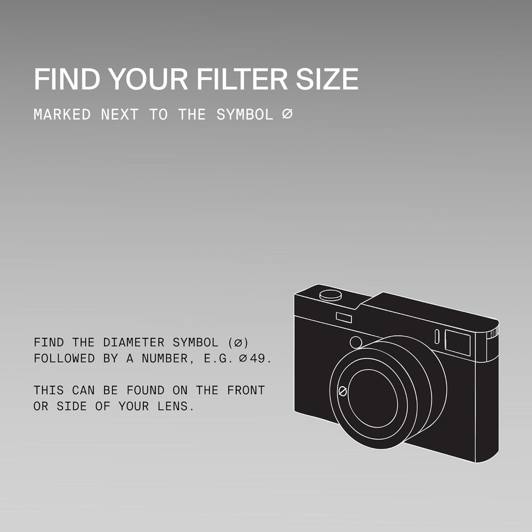 Gobe 39 mm UV Filter, Polfilter (CPL), Graufilter ND8, Graufilter ND1000 - Filter Kit 39mm, 39mm
