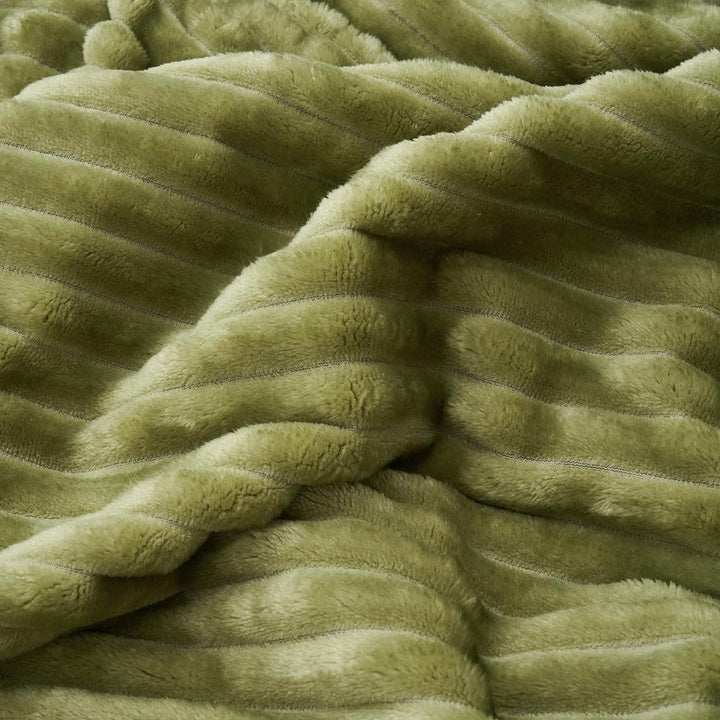 MIULEE Kuscheldecke Fleecedecke Flanell Decke Pompoms Einfarbig Wohndecken Couchdecke Flauschig Über