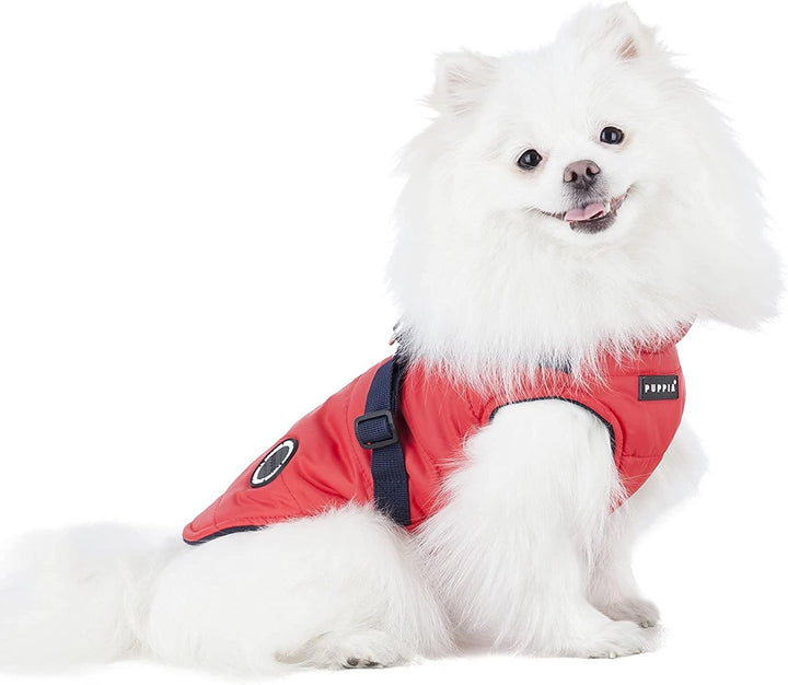 Puppia Hochwertiger Hundemantel für kleine Hunde und mittelgrosse Hunde - wasserdicht und mit Fleece