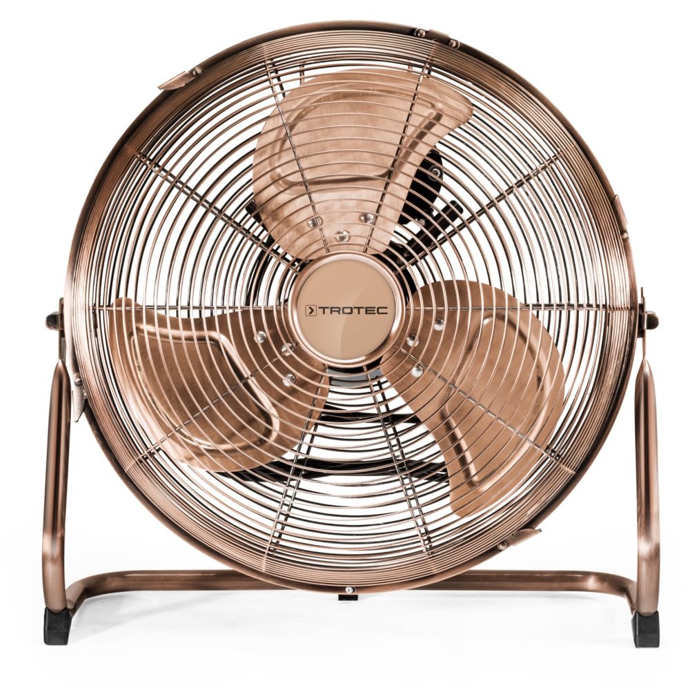 TROTEC Bodenventilator TVM 13 – 44 Watt, Neigungswinkel 100°, 3 Stufen, Ø 35 cm, kippfester Stand, l