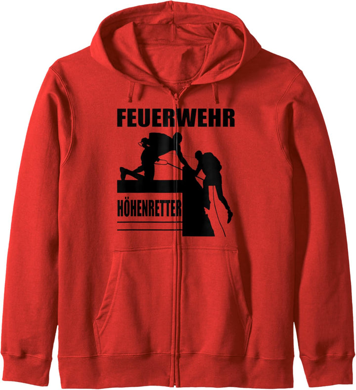 Feuerwehr Höhenretter,112 Ausrüstung Bergrettung, Klettern Kapuzenjacke