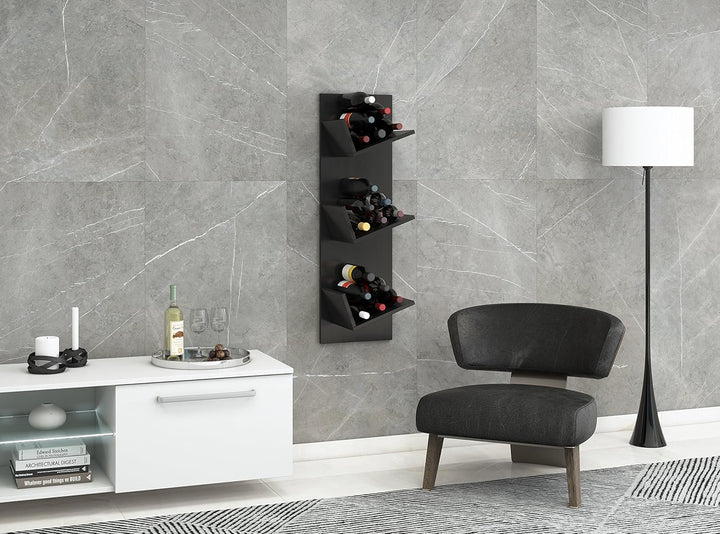 VCM Holzregal hängend | platzsparendes Regal | Masse: 106 x B. 33 x T. 26 cm | Elegantes Regal hänge