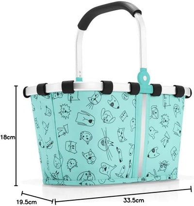 reisenthel IA4062 carrybag XS kids Einkaufskorb 33,5 x 18 x 19,5 cm / 5 l / cats and dogs