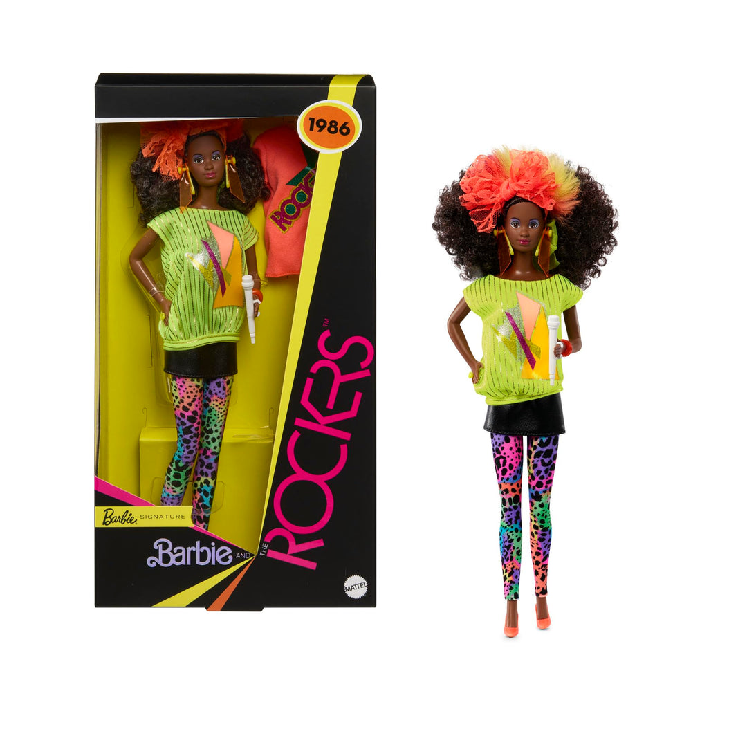 Barbie Signature-Puppe, The Rockers Sammelfigur Repro-Deedee-Puppe, 40. Jubiläum der Produktlinie vo