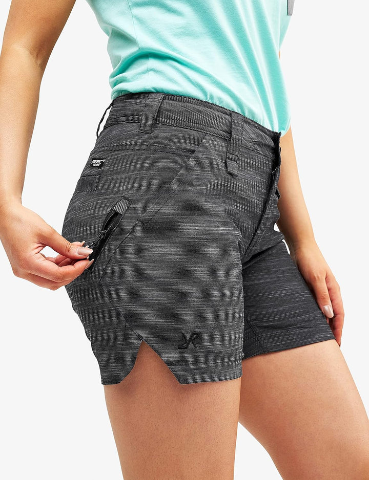 RevolutionRace Damen Hike &amp; Dive Shorts, Hybrid Wandershorts und Badeshorts für alle Outdoor-Aktivit