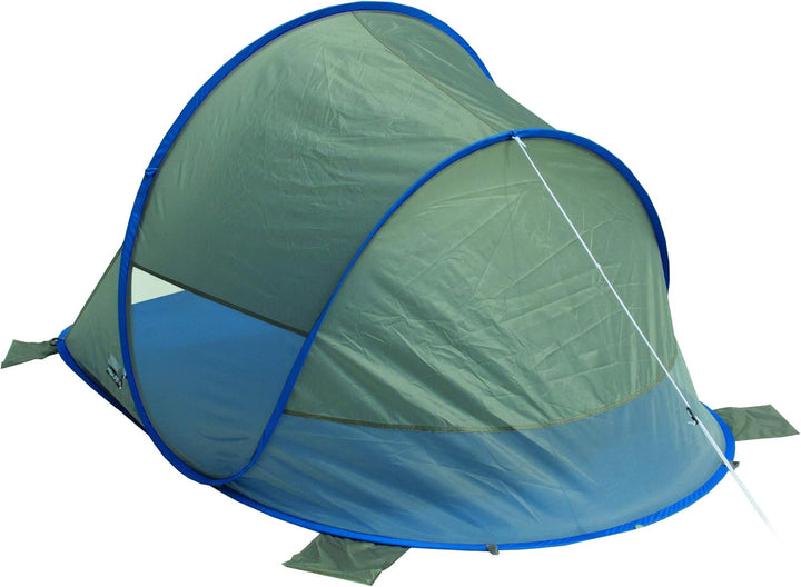 High Peak Calvia Pop Up Strandmuschel, blau/Grau