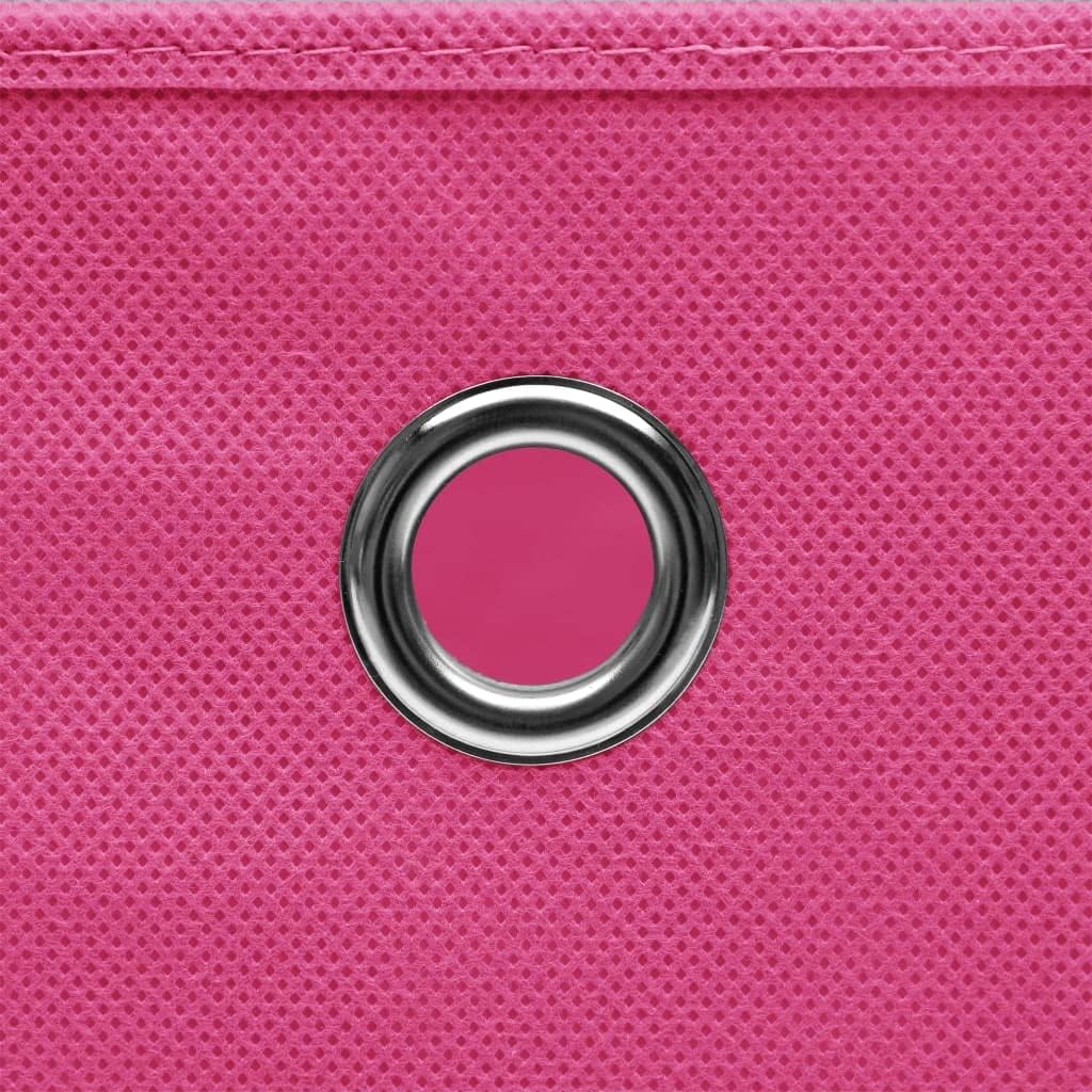 WIFESE 10 Stück Aufbewahrungsbox Mit Deckel 32X32X32 cm Faltbox Mit Fingerloch Storage Boxes Faltbar