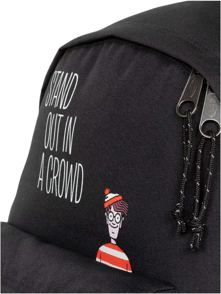 EASTPAK Rucksack Where's Wally x Padded Pak'r Farbe Wally Silk Black, Wally Silk Black, M