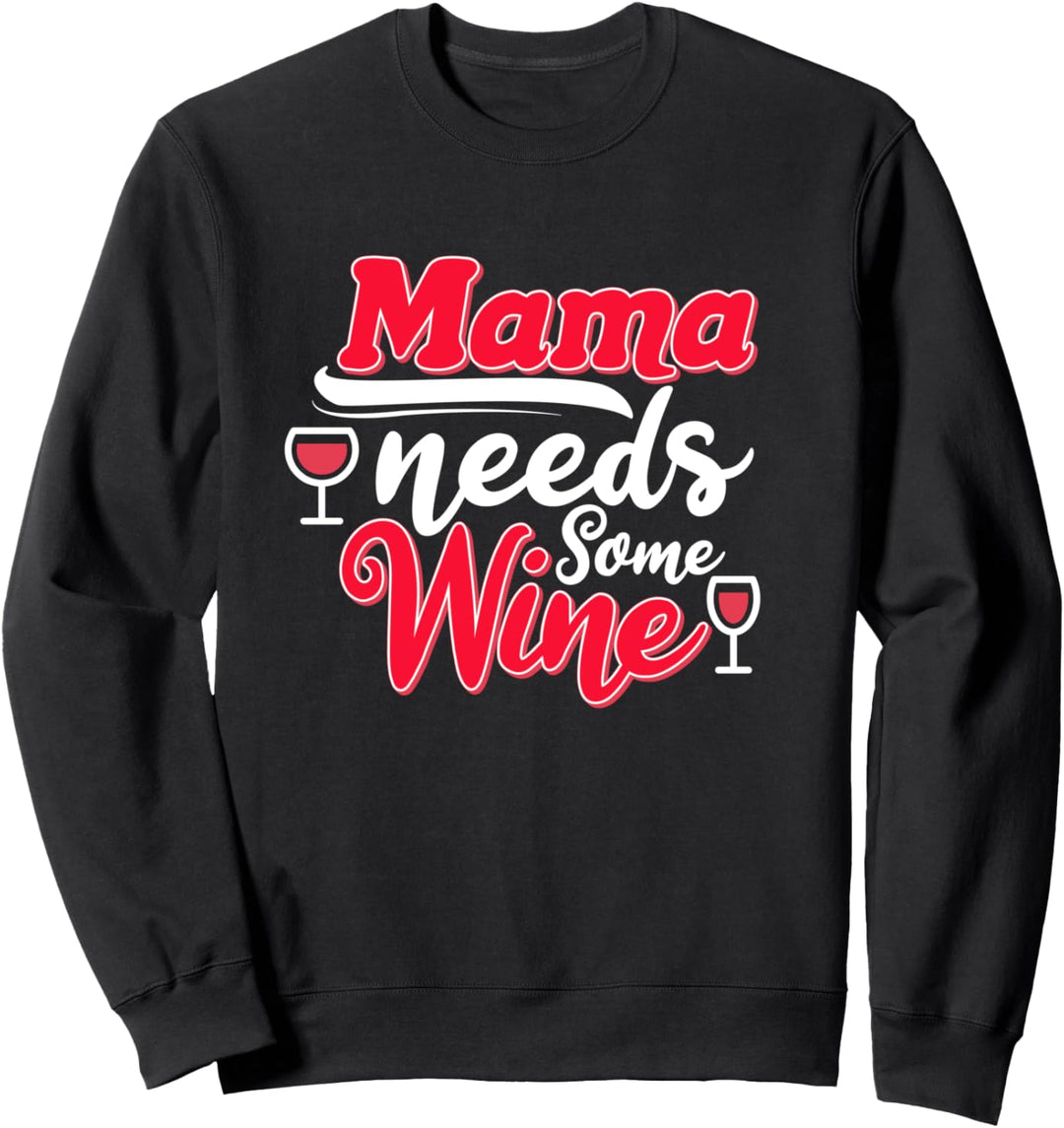 Wein Weintrinker Spruch I Geschenk Weinschorle Witz Rotwein Sweatshirt