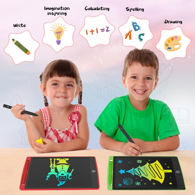 LCD Schreibtafel Spielzeug für Kinder 12.5 Zoll, 2er-Pack Maltafel, LCD Schreibtafel für Kinder, Spi