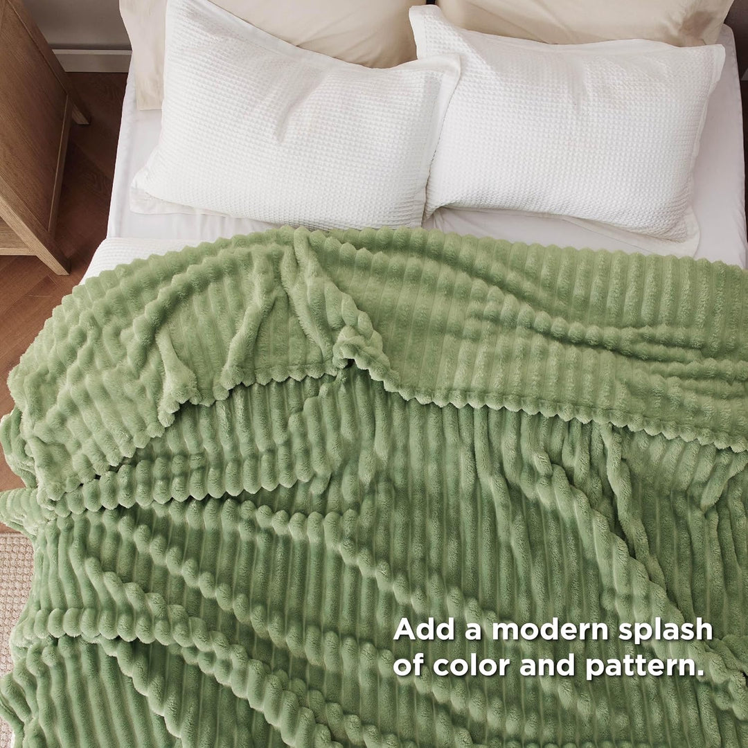 BEDSURE kuscheldecke 220x240 für Zimmer Deko - Tagesdecke, Wolldecke & Fleecedecke, Sofadecke, Weich
