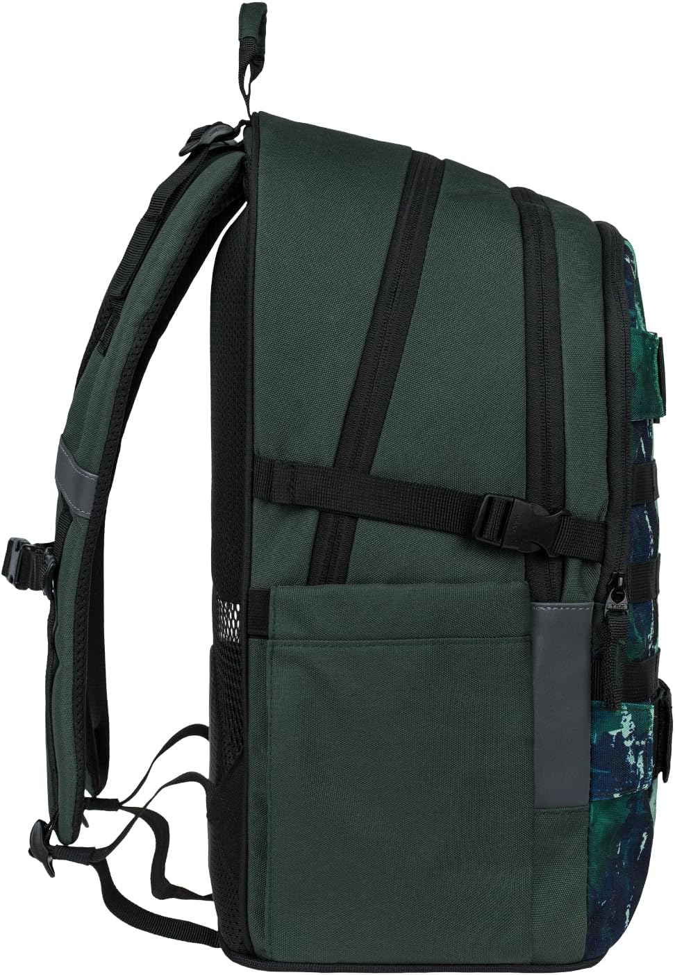Baagl Schulrucksack Set Jungen 3 Teilig (Skateboard Rucksack, Mäppchen, Sporttasche), Schultasche ab