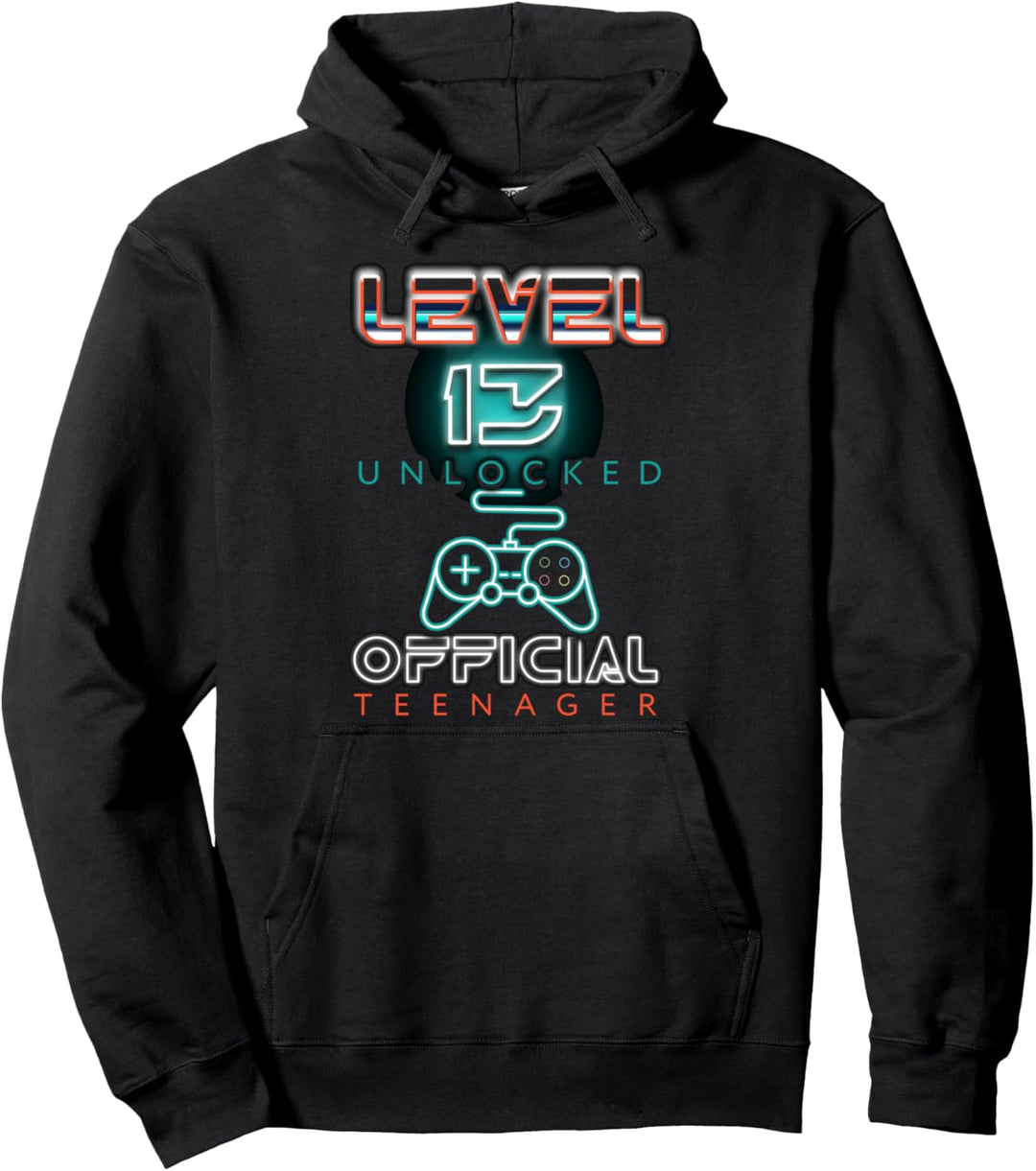 Level 13 Unlocked Offizieller Teenager 13 Jahre Geburtstag Pullover Hoodie