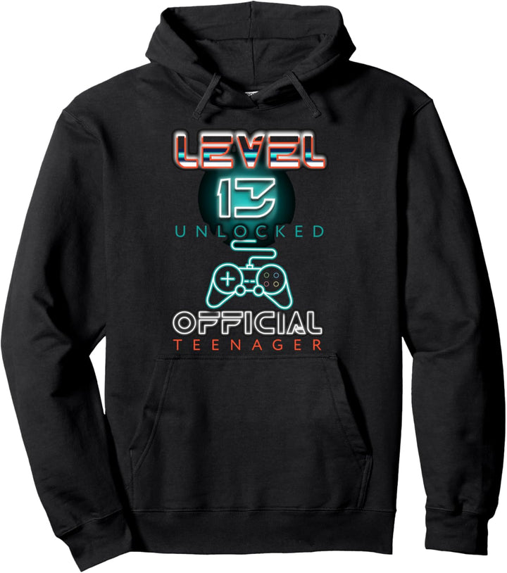 Level 13 Unlocked Offizieller Teenager 13 Jahre Geburtstag Pullover Hoodie