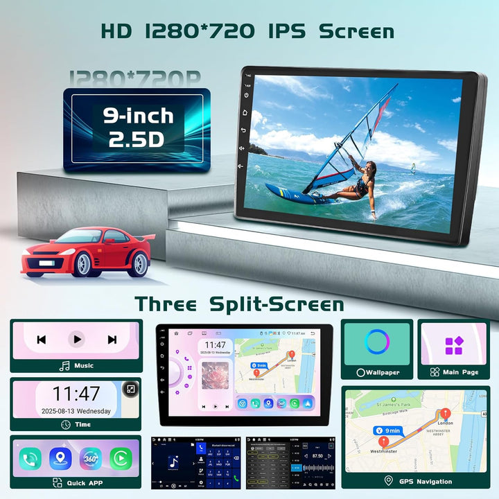 8 Core 6G+128G DSP Hikity Android 15 Autoradio für Citroen Berlingo B9 2008-2017/Peugeot Partner 200
