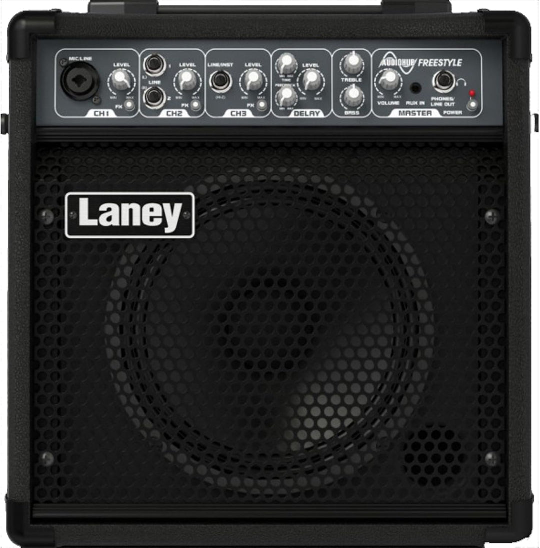Laney AUDIOHUB Series AH-FREESTYLE - Multi-Input Portable Combo Amp - 5W - Mains or Battery Power 5