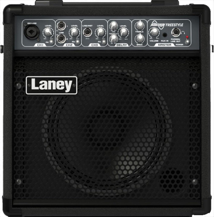 Laney AUDIOHUB Series AH-FREESTYLE - Multi-Input Portable Combo Amp - 5W - Mains or Battery Power 5