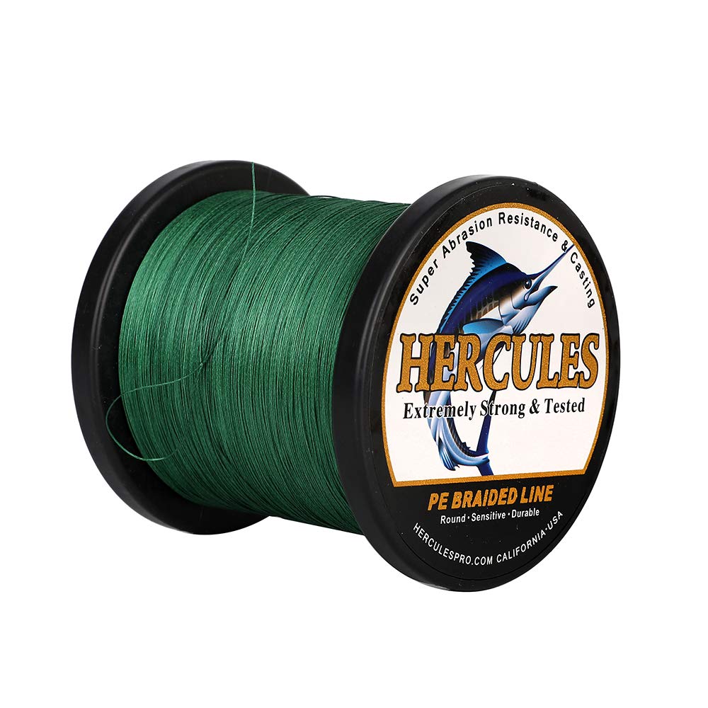 HERCULES Super Cast 100m - 2000m 109-2196 Yards Geflochtene Angelschnur 6lb - 100lb Test für Salzwas