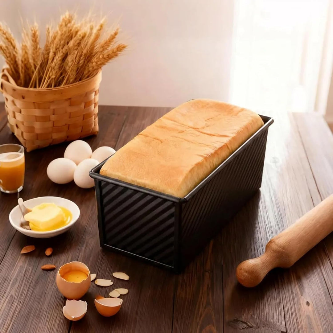 1000g Toastbrot Backform Mit Deckel, Kastenform Kuchen Rechteckig Kuchenform Eckig Kastenform Brotba