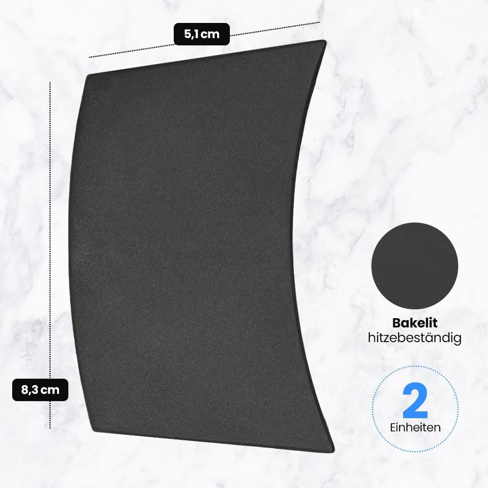 Anakel Home Ersatz-Seitengriffe kompatibel mit Schnellkochtopf Express Duromatic Edelstahl 2006 Topf