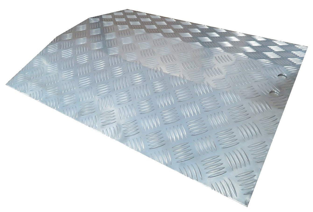 WORHAN® Mobil Schwellenrampe Stufenrampen Rollstuhlrampe Alu Aluminium Rampe Türschwellenrampe TR55