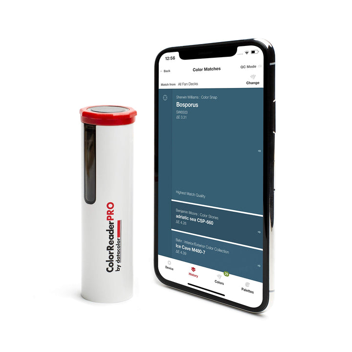 Datacolor ColorReader Pro: Farbmessgerät zur Bestimmung von Farbe, u.a. kompatibel mit RAL-, Farrow