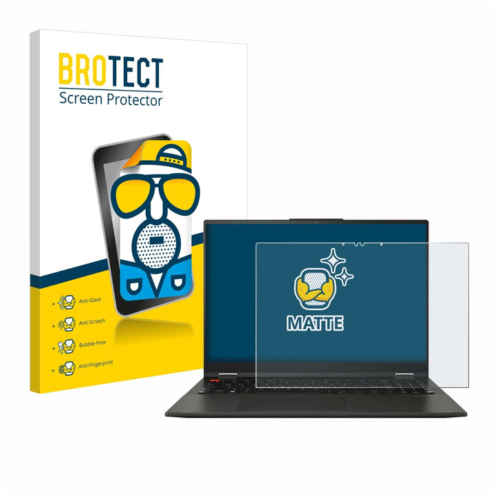 BROTECT Entspiegelungs-Schutzfolie für ASUS Vivobook S 16 Flip OLED TP3604 Matte Displayschutz-Folie