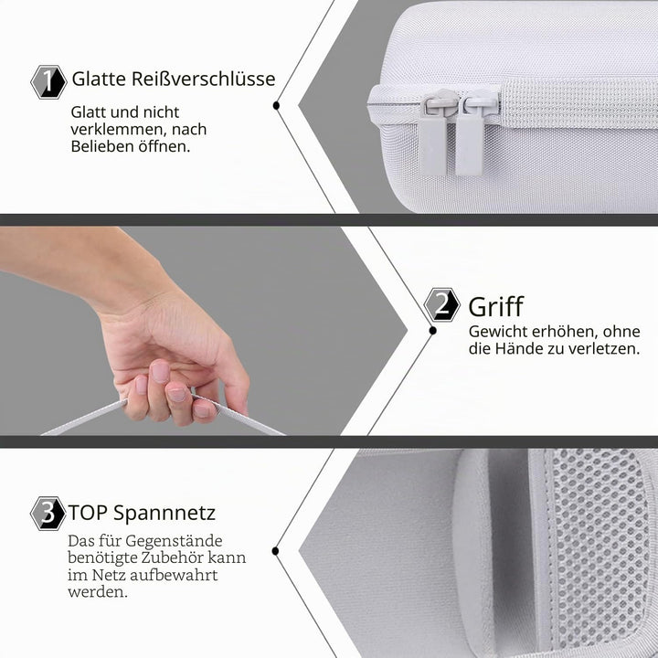 co2CREA Hart Tasche Schutzhülle für Bose SoundLink Revolve/Revolve (Serie II) tragbarer Bluetooth-La
