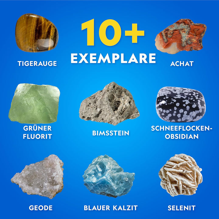 NATIONAL GEOGRAPHIC Mega Science Serie – Earth Science Kit mit über 100 Experimenten für Kinder, Kri