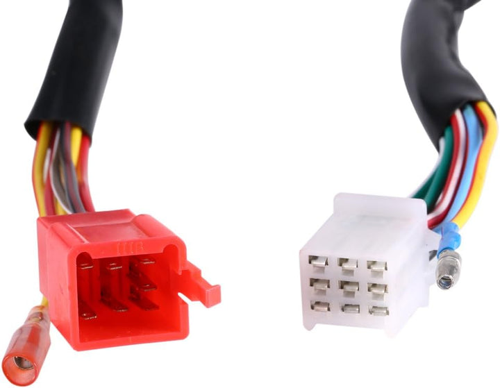 Qiilu 2x Universal 7/8 '' Motorrad Lenker Schalter, Wasserdichte Motorrad Scheinwerfer Blinker Horn