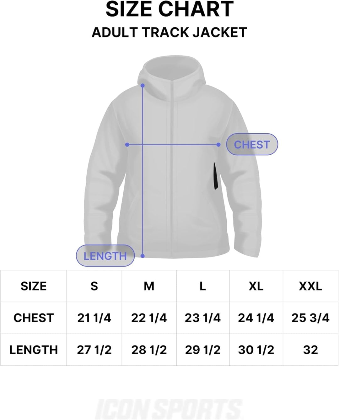 Icon Sports Herren Fc Barcelona Trainingsjacke mit durchgehendem Reissverschluss L Blau, L Blau