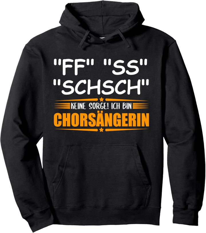 Singübungen Gesangsübungen Chorsängerin Pullover Hoodie