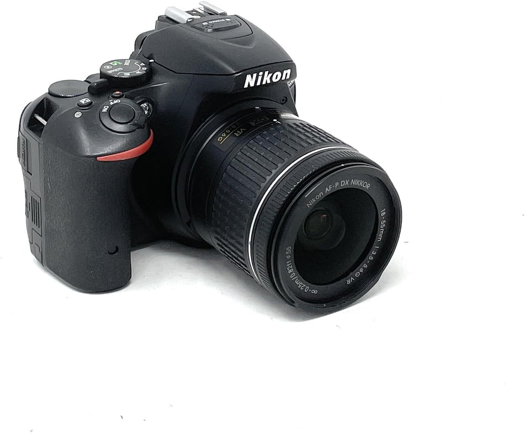 Nikon D5500 SLR-Digitalkamera Kit DX AF-P 18-55 VR schwarz Schwarz inkl. 18-55mm Objektiv, Schwarz i
