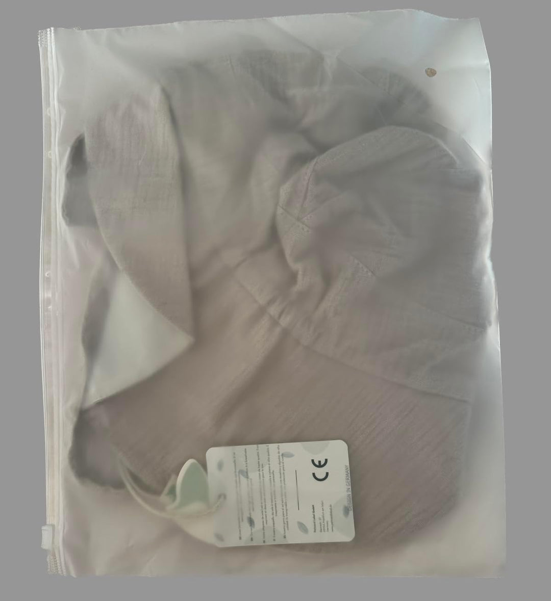 Petinard Label Musselin Schirmütze Sonnenhut mit Nacken- und Ohrenschutz UV-Schutz (UPF 50+) für Bab