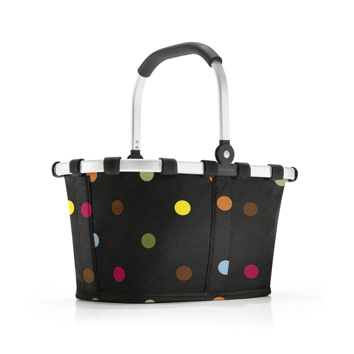 reisenthel carrybag XS dots– Stabiler Einkaufskorb mit praktischer Innentasche – Elegantes und wasse