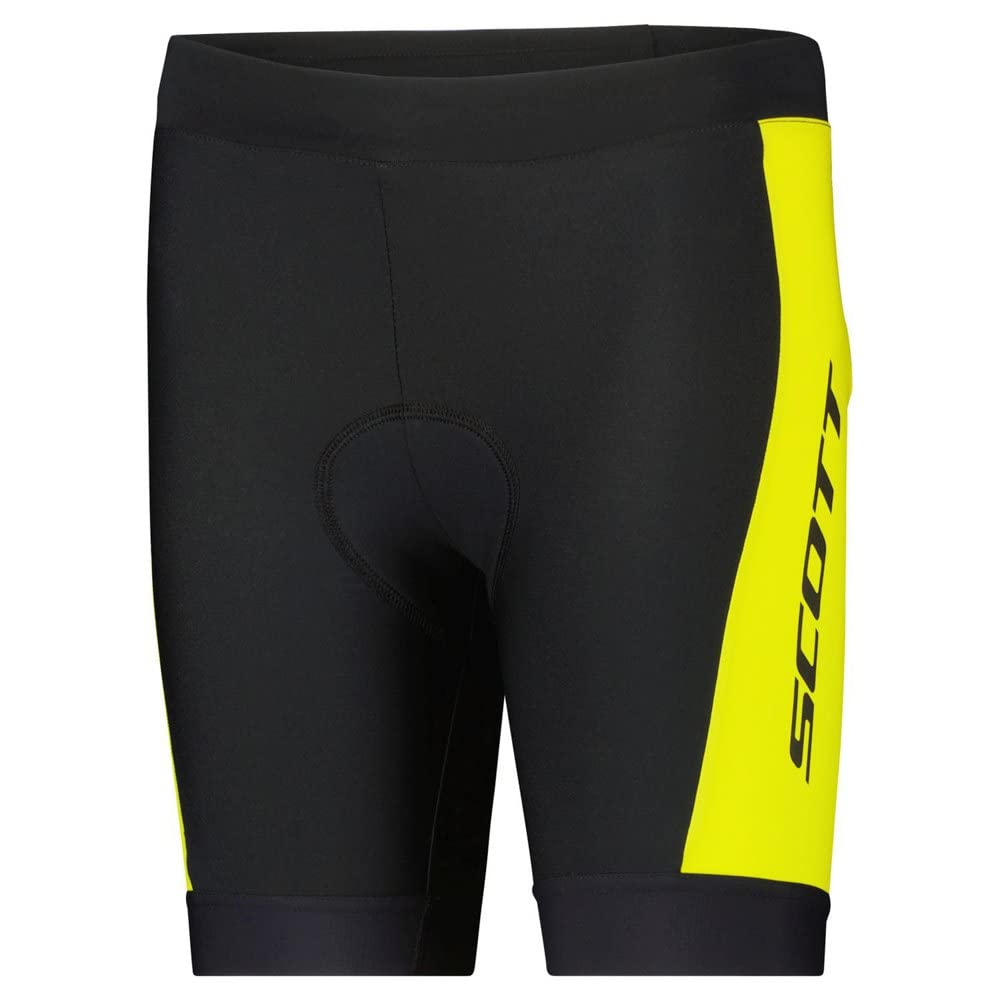 Scott RC Pro Junior Kinder Fahrrad Hose kurz schwarz/gelb 2023: Grösse: XS (116)