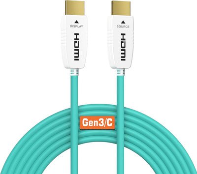 RUIPRO 8K HDMI Glasfaserkabel 15M, Optisches HDMI 2.1 48Gbps 8K@60Hz 4K@120Hz Dynamic HDR eARC Dolby