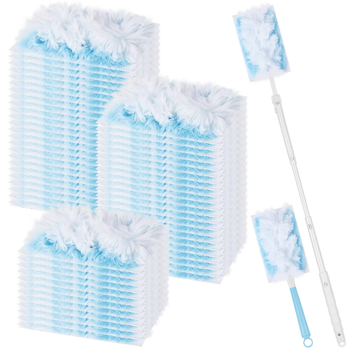 52 Stück Staubmagnet Nachfüllpack für Swiffer Staubmagnet, Einweg-Magnet Staubwedel für Swiffer Dust
