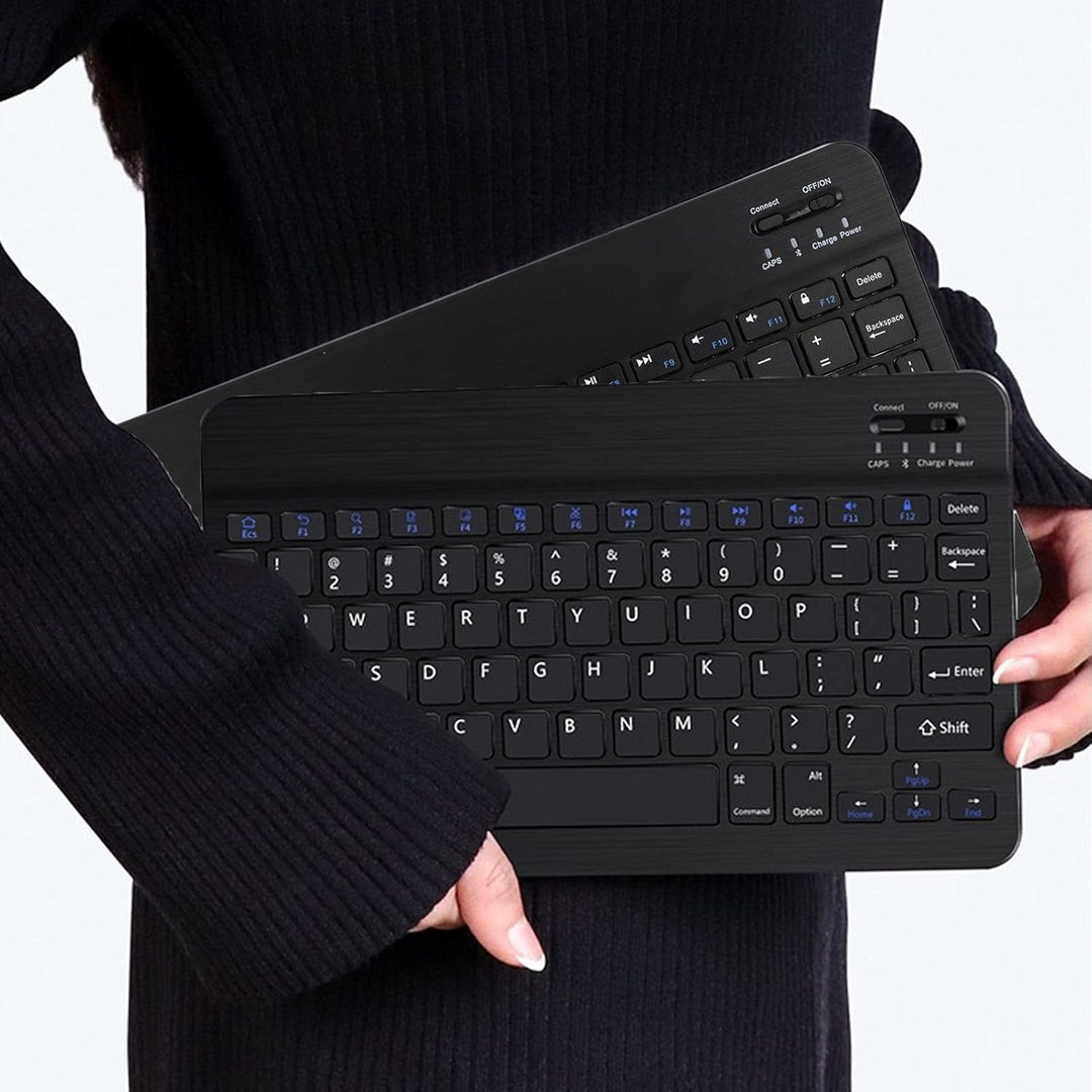 Bluetooth-Tastatur-Maus-Kombination, Ultradünnes, Leises, Kompaktes, Schlankes, Kabelloses Tastatur-