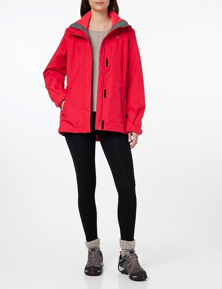 Schöffel Damen 3in1 Jacket Partinello L, wind- und wasserdichte Winterjacke mit separat verwendbarer
