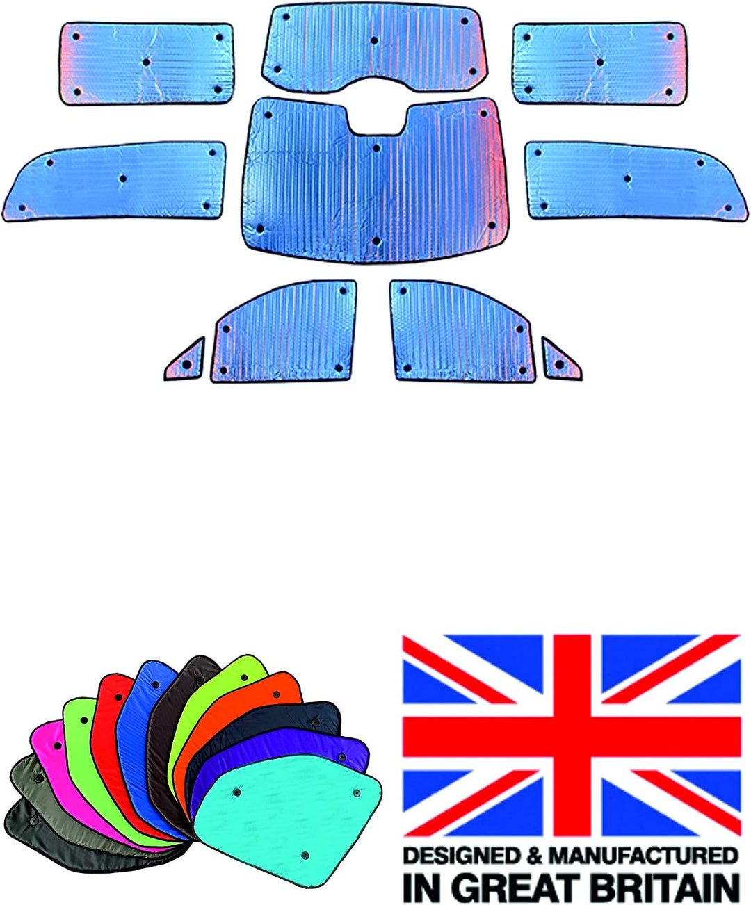 Fensterrollo-Set für Mercedes V-Klasse (2014-Datum), komplettes Set für XLWB, reversibel und Thermo,